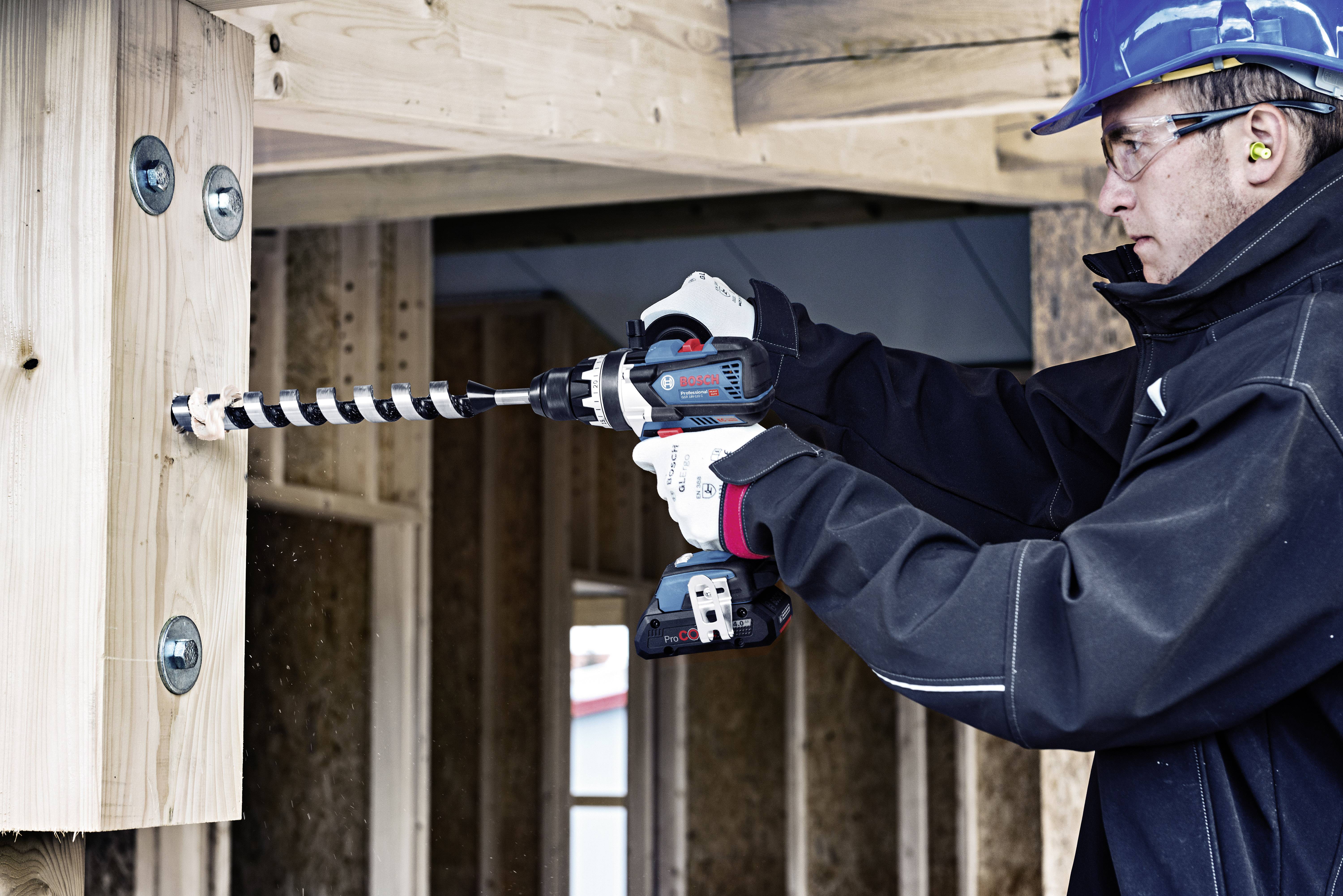 Bosch Professional GSR 18V 110 C 06019G010A Akku-Bohrschrauber 18 V 4.0 Ah Li-Ion inkl. Koffer, ink