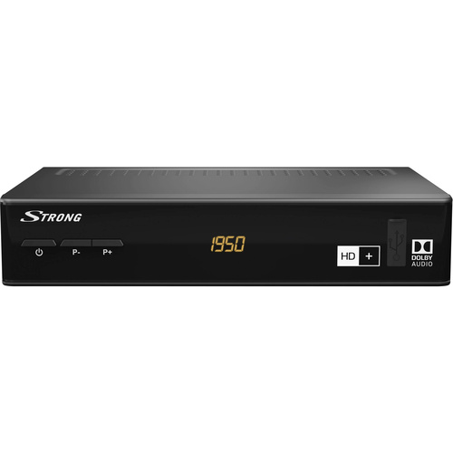 Strong SRT 7806 HD+ DVB-S2 Receiver Campingbetrieb, Einkabeltauglich, Front-USB, Ethernet-Anschluss