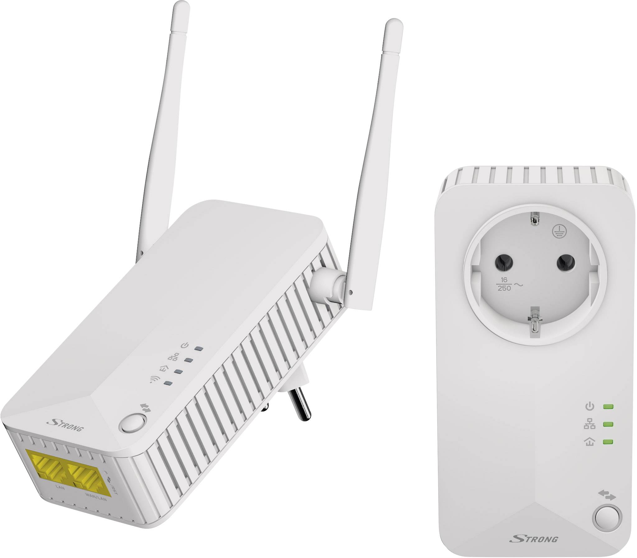 Strong Powerline 500 Duo Kit Powerline WLAN Starter Kit 500 MBit/s