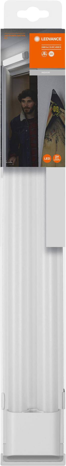 LEDVANCE LED Power Batten L LED-Unterbauleuchte 24 W Neutralweiß Weiß