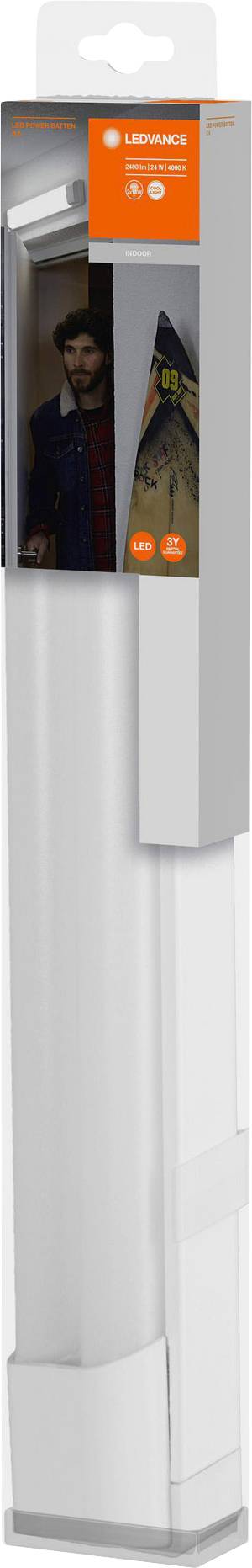 LEDVANCE LED Power Batten L LED-Unterbauleuchte 24 W Neutralweiß Weiß