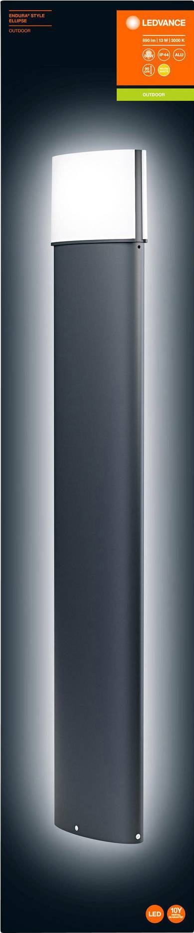 LEDVANCE 4058075205116 ENDURA® STYLE ELLIPSE L LED-Außenstandleuchte 12.5W