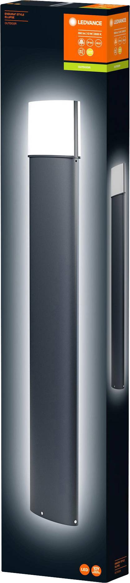 LEDVANCE 4058075205116 ENDURA® STYLE ELLIPSE L LED-Außenstandleuchte 12.5W