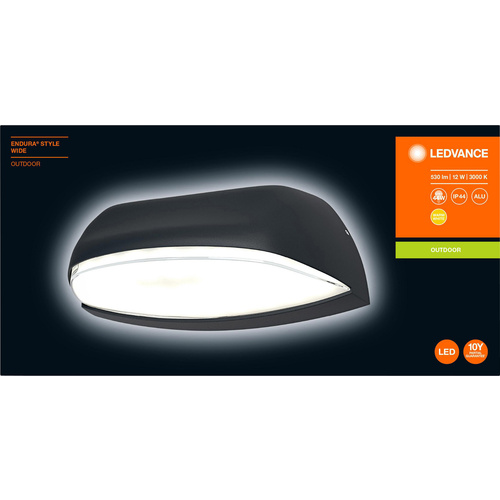 LEDVANCE ENDURA® STYLE WIDE L 4058075214019 LED-Außenwandleuchte Dunkelgrau
