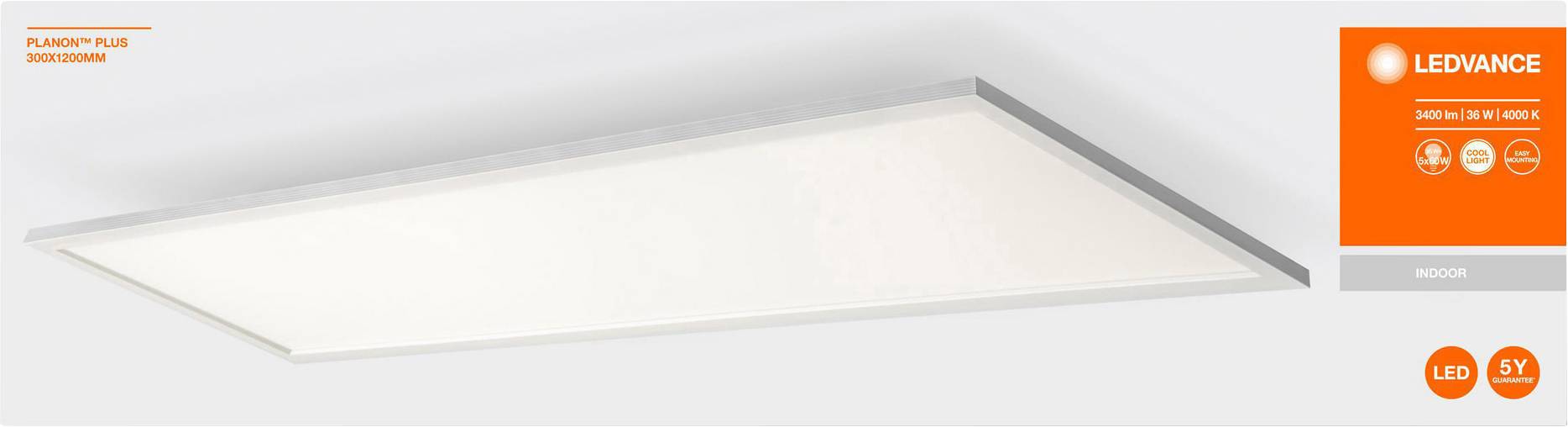 LEDVANCE PLANON Plus L 4058075267961 LED-Panel 36 W Neutralweiß