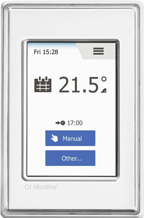 OJ Electronics OCD6 Fußbodenregler Unterputz 0 bis 40°C