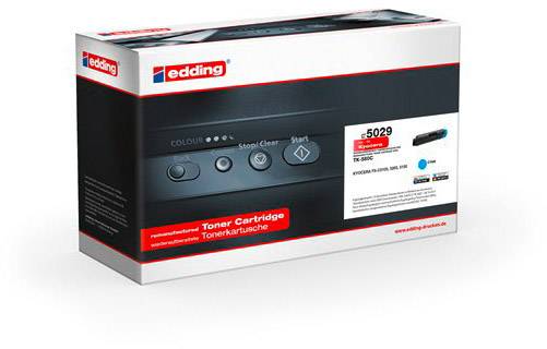 Edding Toner ersetzt Kyocera TK-580C Kompatibel Cyan 2800 Seiten EDD-5029 18-5029