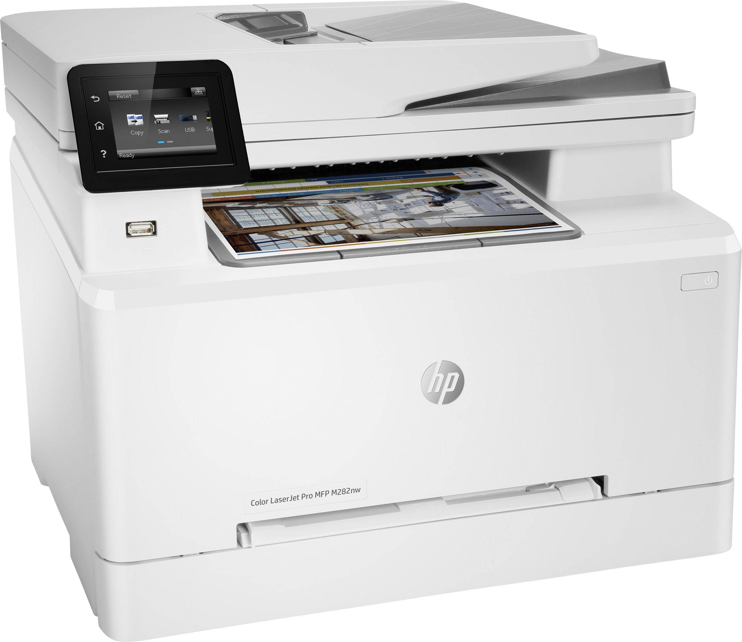 HP Color LaserJet Pro MFP M282nw Farblaser Multifunktionsdrucker A4 Drucker, Scanner, Kopierer ADF, LAN, WLAN, USB