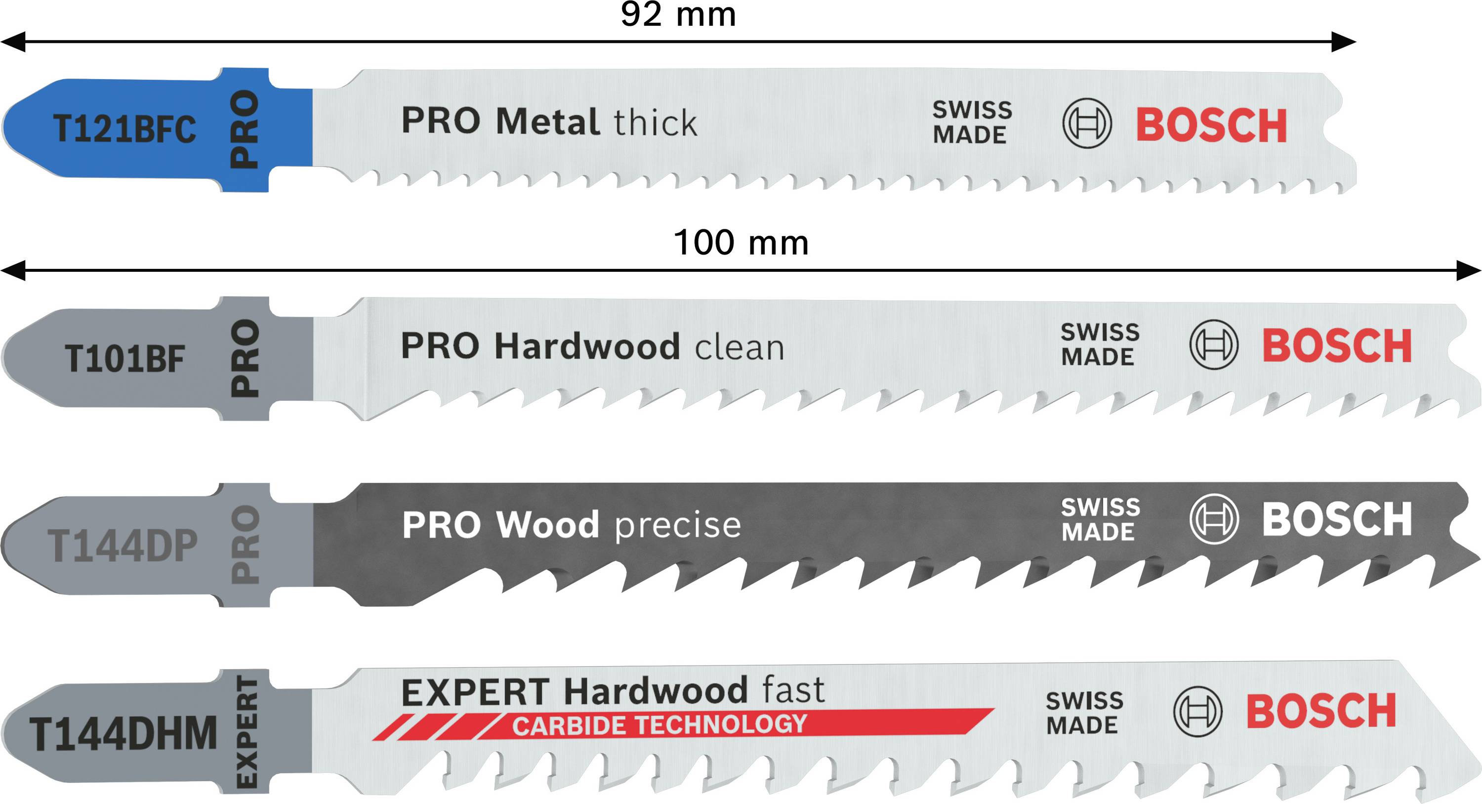 Bosch Accessories 2607011437 JSB, Wood and Metal, 15er-Pack 15St.