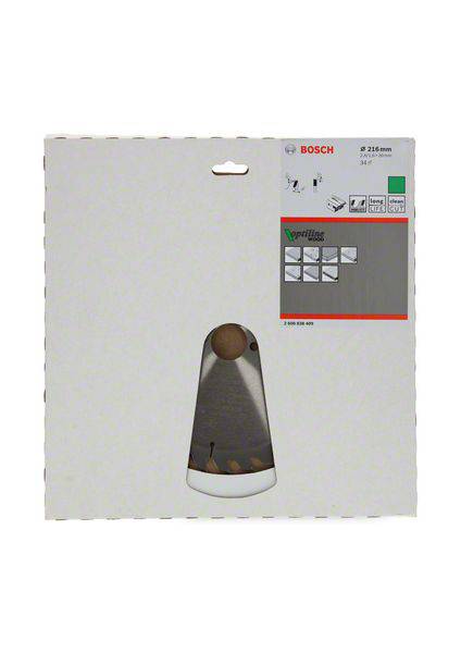 Bosch Accessories Optiline 2608838409 Kreissägeblatt 216 x 30 x 1.6mm Zähneanzahl: 34 1St.