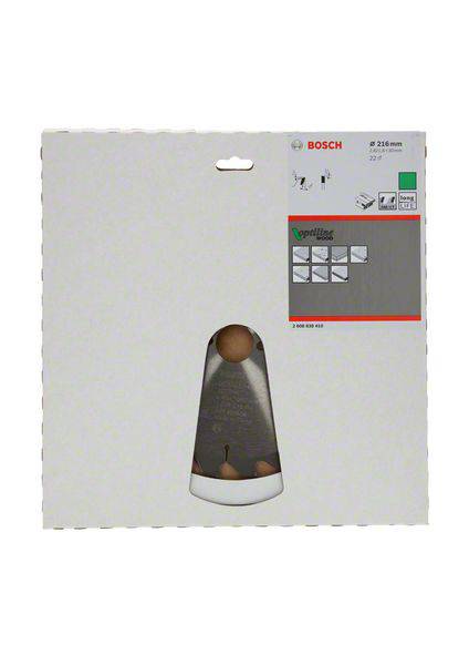 Bosch Accessories Optiline 2608838410 Kreissägeblatt 216 x 30 x 1.6mm Zähneanzahl: 22 1St.