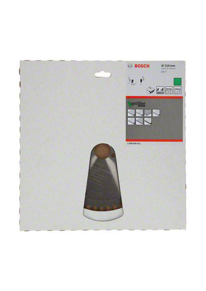 Bosch Accessories Optiline 2608838411 Kreissägeblatt 216 x 30 x 1.6 mm Zähneanzahl: 54 1 St.