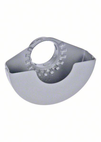 Grauer Plastikhalter mit rundem, offenen Griffdesign, geeignet für Badzubehör oder Küchenutensilien, mit schlichten Linien.