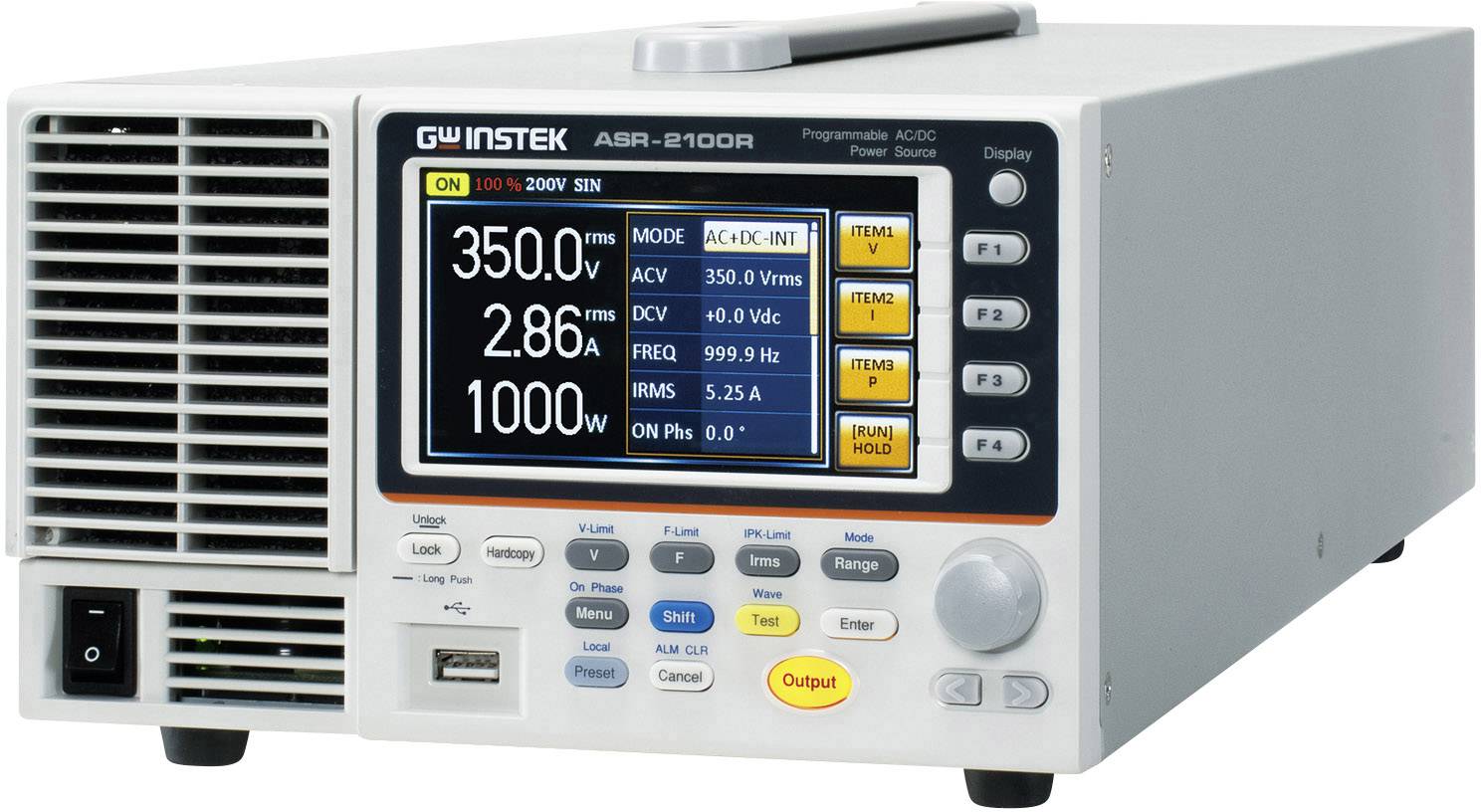 GW Instek ASR-2100R Labornetzgerät, einstellbar 0.1 - 500V 10mA 1000W Anzahl Ausgänge 1 x