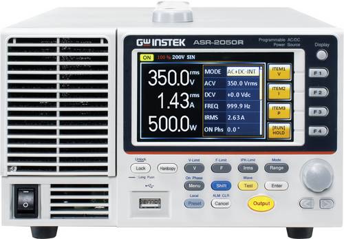 GW Instek ASR-2050R Labornetzgerät, einstellbar 0.1 - 500V 10mA - 5A 500W Anzahl Ausgänge 1 x