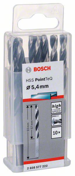 Bosch Accessories 2608577222 Metall-Spiralbohrer 5.4mm 10St.