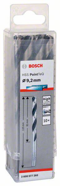 Bosch Accessories 2608577260 Metall-Spiralbohrer 9.2mm 10St.