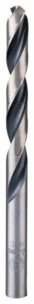 Metallbohrer mit zwei spiraligen Schneiden, geeignet für präzises Bohren in Metalloberflächen.