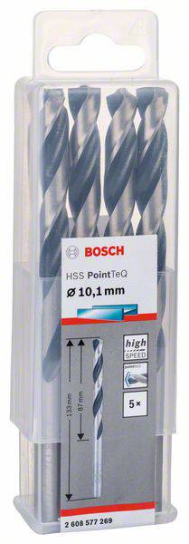 Bosch Accessories 2608577269 Metall-Spiralbohrer 10.1mm 5St.