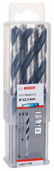 Bosch Accessories 2608577289 Metall-Spiralbohrer 12.1mm 5St.