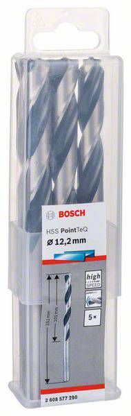 Bosch Accessories 2608577290 Metall-Spiralbohrer 12.2mm 5St.