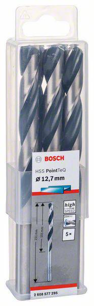 Bosch Accessories 2608577295 Metall-Spiralbohrer 12.7mm 5St.