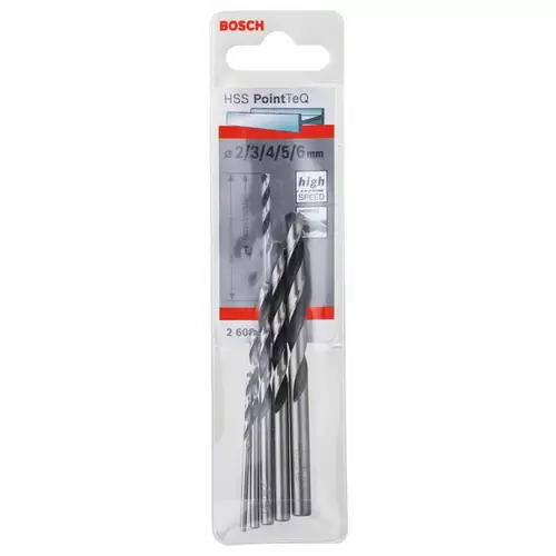 Bosch Accessories 2608577345 Metall-Spiralbohrer-Set 3 mm, 4 mm, 5 mm, 6 mm, 2mm 1 Set Bosch Accessories 2608577345 Metall-Spiralbohrer-Set 3 mm, 4 mm, 5 mm, 6 mm, 2mm 1 Set