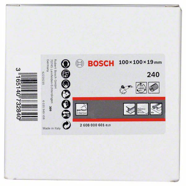 Bosch Accessories 2608000601 Lamellenschleifwalze, 19 mm, 240, 100mm Durchmesser 100mm 1St.