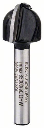 Bosch Accessories 2608628452 Hohlkehlfräser Arbeits-Länge 9.50 mm Schaftdurchmesser 6 mm