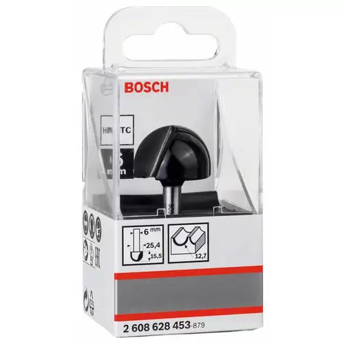 Bosch Accessories 2608628453 Hohlkehlfräser Arbeits-Länge 15.60mm Schaftdurchmesser 6mm Bosch Accessories 2608628453 Hohlkehlfräser Arbeits-Länge 15.60mm Schaftdurchmesser 6mm