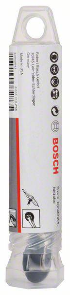 'Bosch 76x0.8 mm Inox Schleifscheibe', eine dünne Schleifscheibe für Winkelschleifer, verpackt in einer schmalen Plastikhülle.