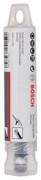 Eine verpackte Ersatzklinge mit BOSCH-Logo, Produktdetails und Benutzeranweisungen auf der Vorderseite, hergestellt in Mexiko.