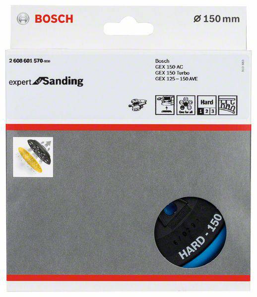Bosch Accessories 2608601570 Schleifteller Multiloch hart, 150 mm, für GEX 150 AC, - Turbo, GEX 125-150 AVE Durchmesser 150mm