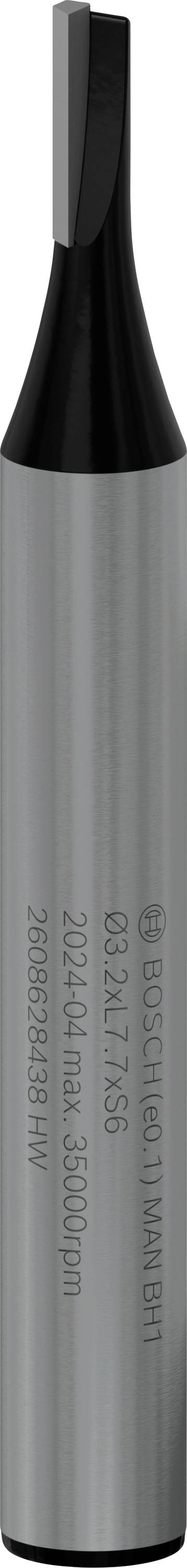 Langschaftfräser aus Metall mit zylindrischem Schaft und scharfer Schneide, geeignet für präzise Fräsarbeiten in der Metallbearbeitung.