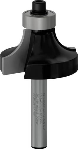 Bosch Accessories Abrundfräser 6 mm, R1 9,5 mm, D 31,8 mm, L 16,2 mm, G 57 mm 2608628457
