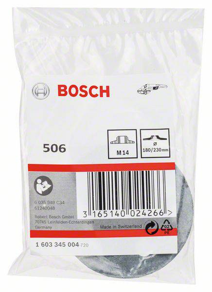 Rundmutter mit Flanschgewinde M 14, Durchmesser: 180/230 mm Bosch Accessories 1603345004