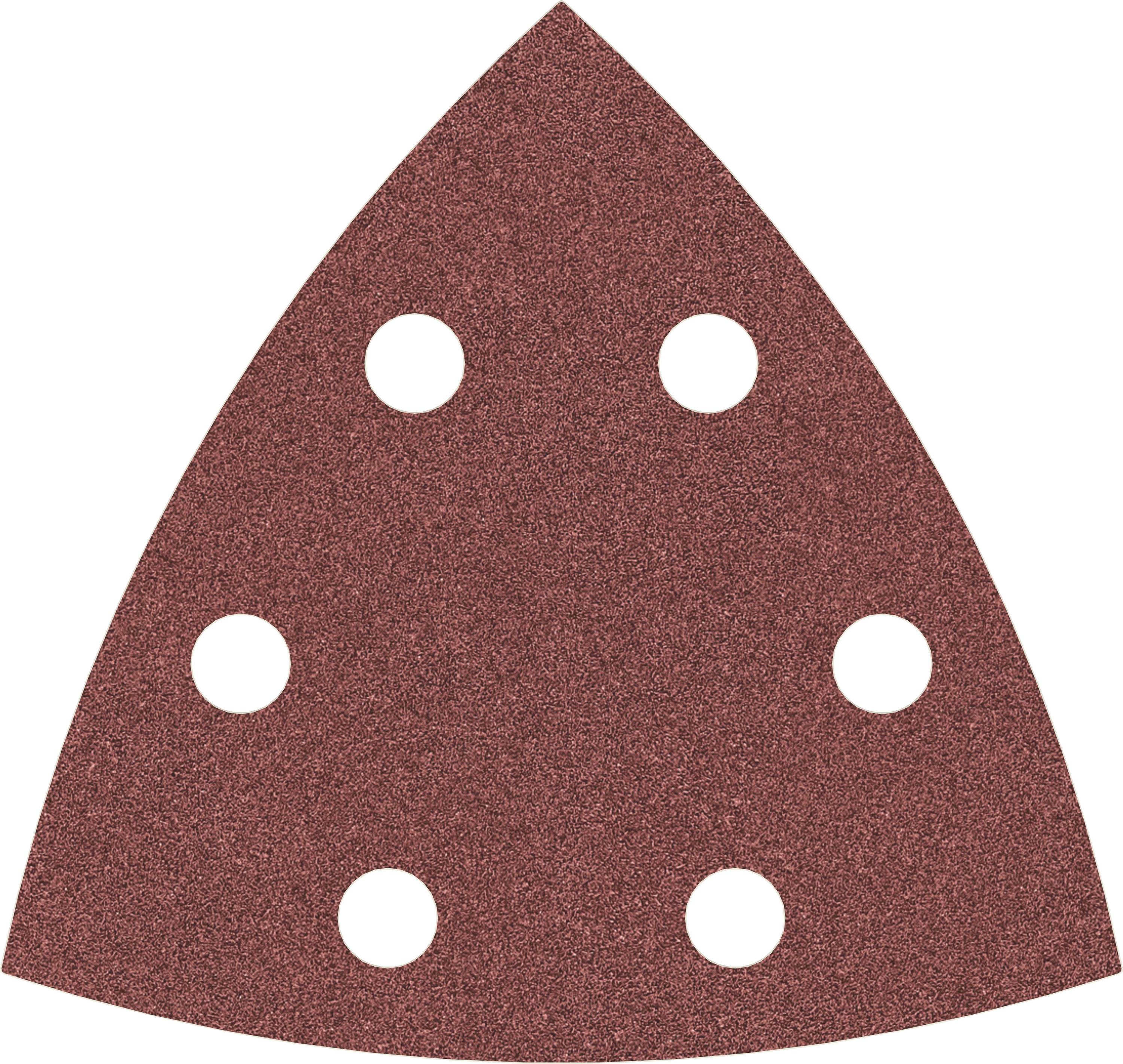 Bosch Accessories 2608621687 Deltaschleifpapier Körnung (num) 120 (L x B) 93 mm x 93 mm 5 St.