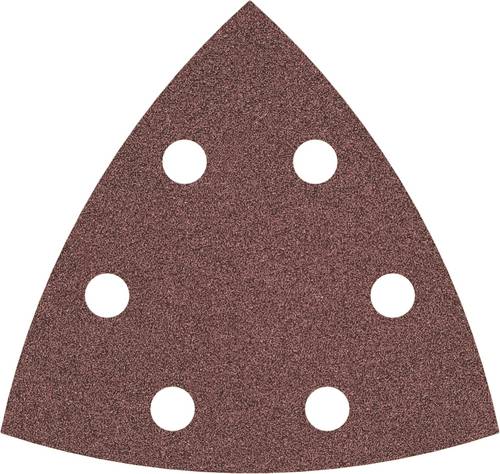 Bosch Accessories 2608621686 Deltaschleifpapier Körnung (num) 80 (L x B) 93 mm x 93 mm 5 St.