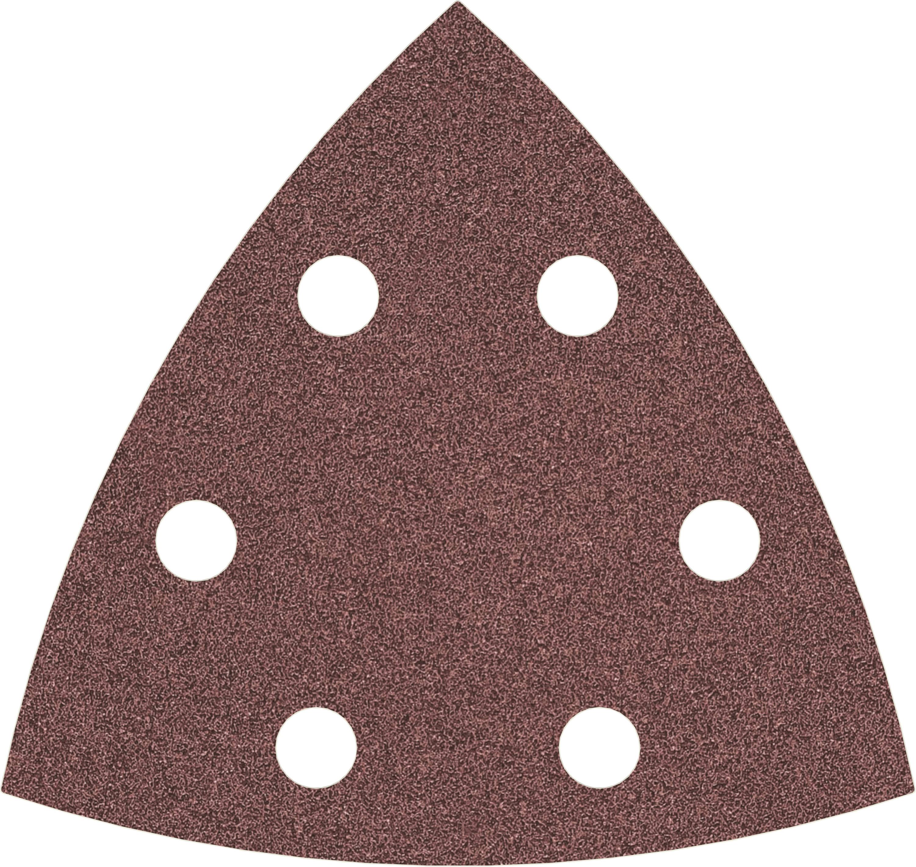 Bosch Accessories 2608621686 Deltaschleifpapier Körnung (num) 80 (L x B) 93mm x 93mm 5St.