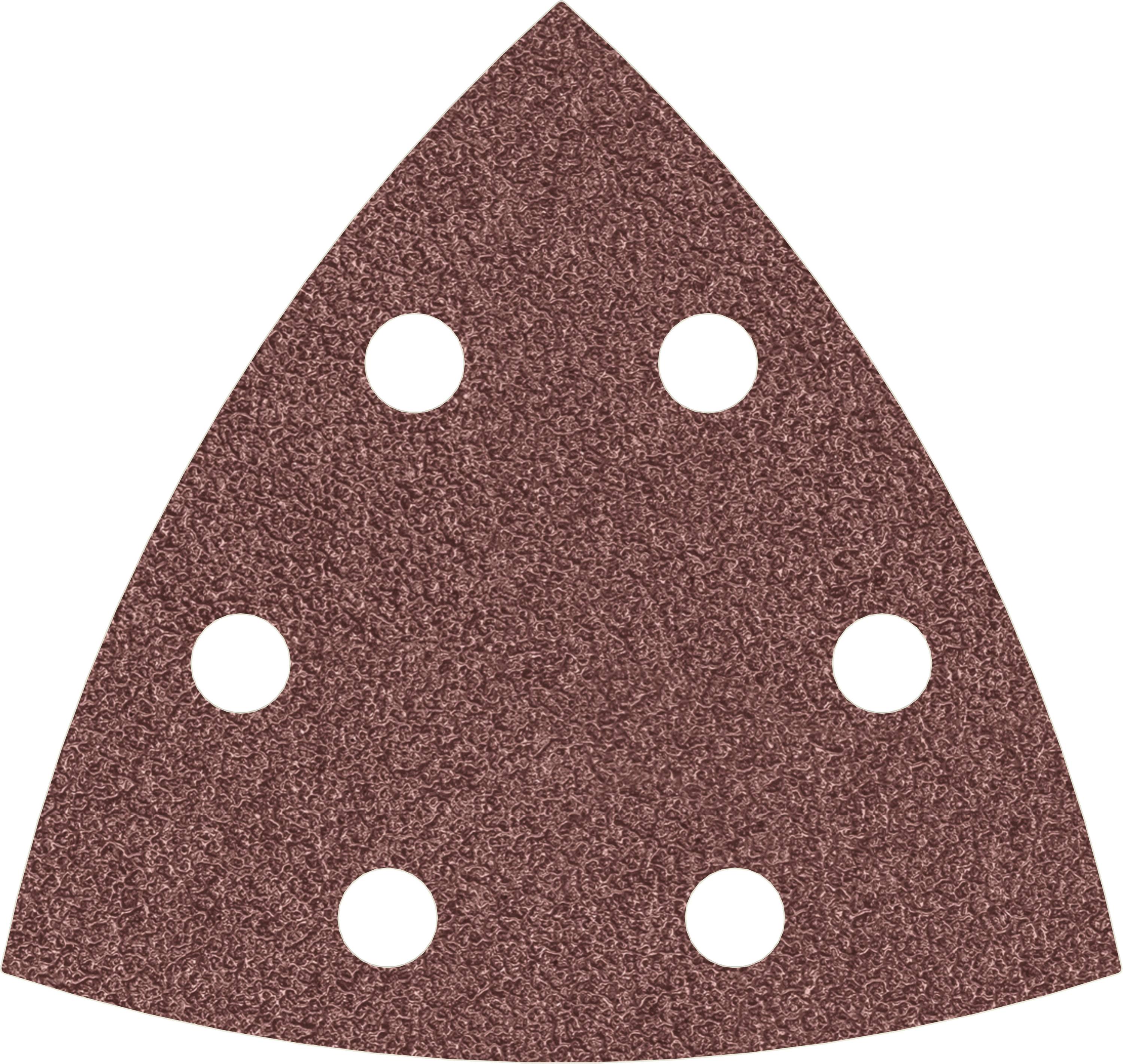 Bosch Accessories 2608621684 Deltaschleifpapier Körnung (num) 40 (L x B) 93mm x 93mm 5St.