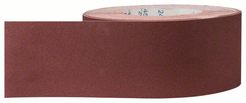 Rolle roten Schleifpapiers.