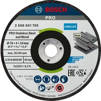 Bosch Accessories 2608601705 2608601705 Schruppscheibe gerade Durchmesser 76mm Bohrungs-Ø 10mm 2St. Bosch Accessories 2608601705 2608601705 Schruppscheibe gerade Durchmesser 76mm Bohrungs-Ø 10mm 2St.