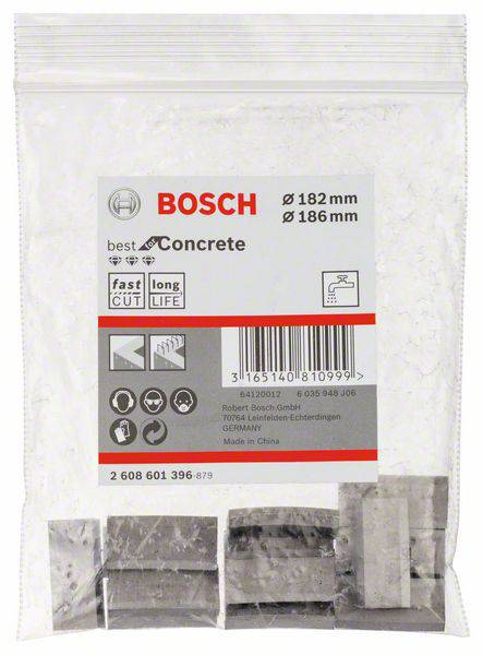 Bosch Accessories 2608601396 2608601396 Segmente für Diamantbohrkronen 182 mm, 186mm 1St.