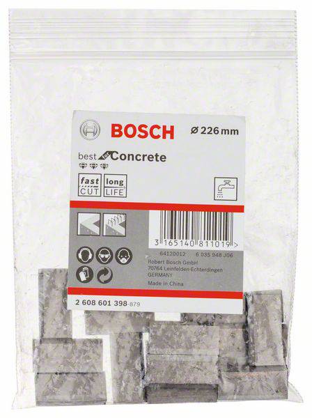 Bosch Accessories 2608601398 2608601398 Segmente für Diamantbohrkronen 226mm 1St.