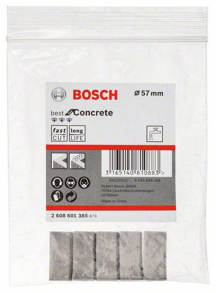 Bosch Accessories 2608601385 2608601385 Segmente für Diamantbohrkronen 57mm 1St.