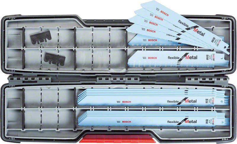 Bosch Accessories 2607010995 Säbelsägeblatt-Set Topseller in Tough Box, 20-teilig, für Hubsäge 1