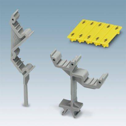 Phoenix Contact 0830131 STP 3,5-2 Kennzeichnungsträger Montage-Art: aufclipsen Grau 100St.