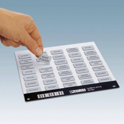 Phoenix Contact 0831662 LS-EMP-AL (27X18) Gerätemarkierung Montage-Art: verrasten Aluminium Anzahl Markierer: 175 5St.