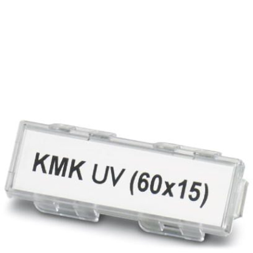 Phoenix Contact 1014108 KMK UV (60X15) Kennzeichnungsträger Montage-Art: Kabelbinder Transparent 50St.