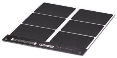 Phoenix Contact 0831674 LS-EMP-AL (85,6X54) BK Gerätemarkierung Montage-Art: verrasten Schwarz Anzahl Markierer: 30 5St.